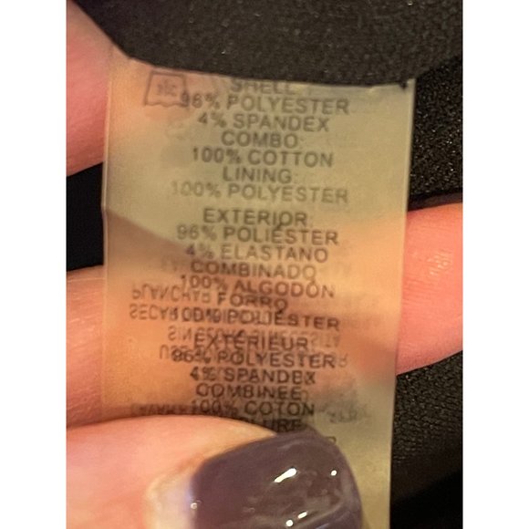 Karl Lagerfeld Black and Green Mini Dress - Picture 10 of 10